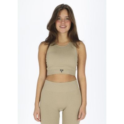 Rib Seamless Bra, Cappuccino, Xs/S,  Sport-Bh