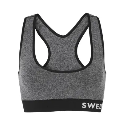 Seamless Top, Dk Grey Melange/Black, Xs/S,  Sport-Bh