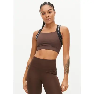 Shiny Kay Sports Bra, Coffee Bean, L,  Sport-Bh