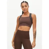 Shiny Kay Sports Bra, Coffee Bean, M,  Sport-Bh