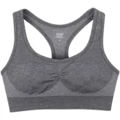 Smooth Sports Bra, Dk Grey Melange, Xs,  Sport-Bh