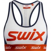 Swix V Roadline Bra W Bright White/Fiery Red