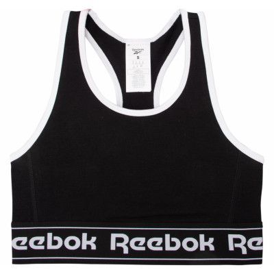 Te Linear Logo Bralette, Black, Xxs,  Reebok
