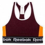 Te Linear Logo Bralette, Maroon, S,  Reebok