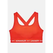 Ua Crossback Mid Bra, Phoenix Fire, M,  Under Armour