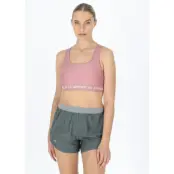 Ua Crossback Mid Bra, Pink Elixir, L,  Sport-Bh