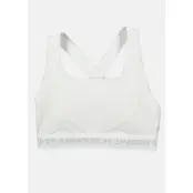 Ua Crossback Mid Bra, White, M,  Sport-Bh