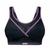 Ultimate Gym Bra, Black / Purple, 65d,  Shock Arbsober