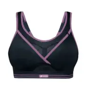 Ultimate Gym Bra, Black / Purple, 70c,  Sport-Bh