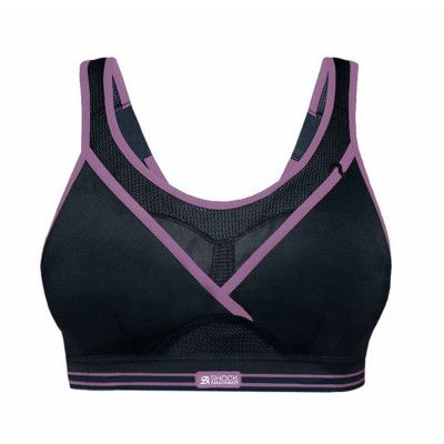 Ultimate Gym Bra, Black / Purple, 70c,  Sport-Bh