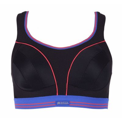 Ultimate Run Bra, Black Neon, 70c,  Shock Arbsober