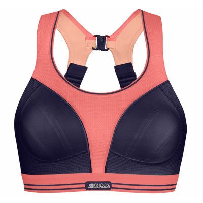 Ultimate Run Bra Padded - Blac, Citrus Pink, 70c,  Shock Arbsober