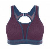 Ultimate Run Bra Padded - Blac, Cranberry Splash, 70a,  Shock Arbsober