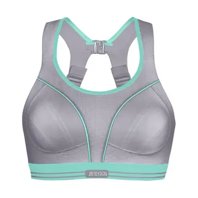 Ultimate Run Bra, Grey / Aloe, 75b,  Shock Arbsober