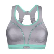 Ultimate Run Bra, Grey / Aloe, 80b,  Shock Arbsober
