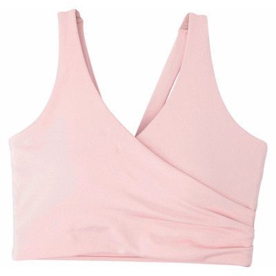 Wrapped Sports Bra, Pale Pink, Xs,  Löparkläder