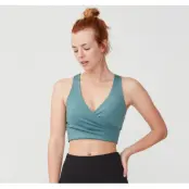 Wrapped Sports Bra, Sea Green, Xs,  Röhnisch