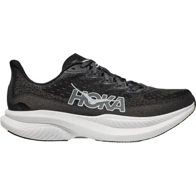 Hoka One One Mach 6 Wide M Löparskor Black/White, US 9