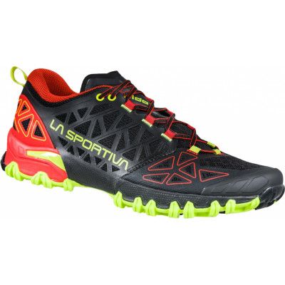 La Sportiva Bushido II Running Shoes Men Black/Goji