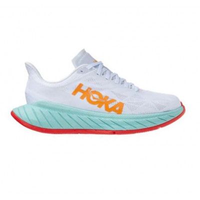 W Carbon X 2, White / Blazing Orange, 38 2/3