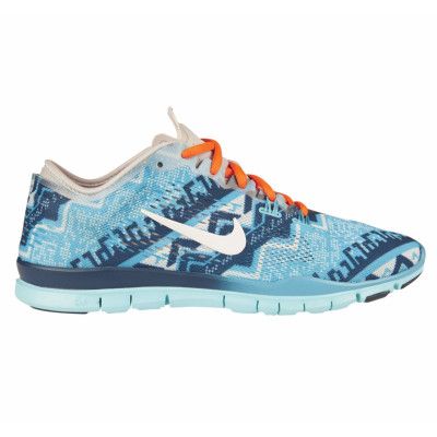 Wmn Nike Free 5.0 Tr Fit 4 Prt, Lght Ash Gry/Ivry-Hypr Crmsn-H, 40