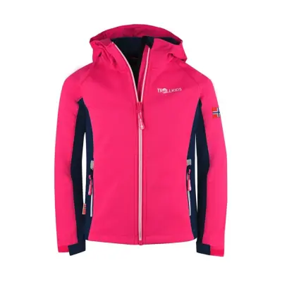 TROLLKIDS Kristiansand JacketGirls Navy/Magenta