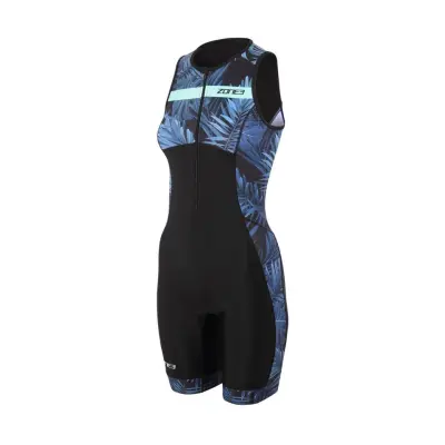 Zone3 Activate+ Tropical Palm Sleeveless Trisuit Women
