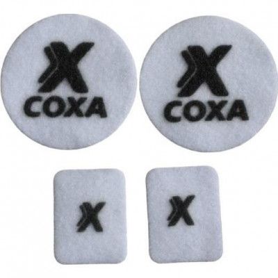 Coxa Kardborre 2 Stora +2 Små Velcrotejp