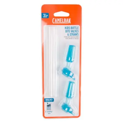 Eddy Kids Bite Valve & Straw, Blue, Onesize,  Camelbak