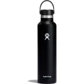 Hydro Flask Std Mouth Flex 24 Mouth Bottle with Standard Flex Cap 709ml Black
