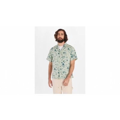 Marmot Muir Camp Novelty Ss Frosty Green Trail Mix