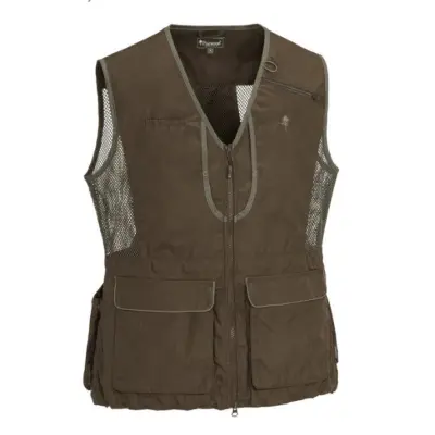 Pinewood Dog Sports 2.0 Vest W Suede Brown/Dark Olive - L
