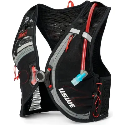 USWE Rush 8L Bike Hydration Vest Carbon Black